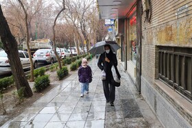 بارش اولین برف زمستانی در اصفهان