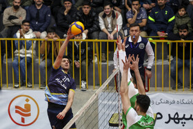 هفته شانزدهم لیگ برتر والیبال؛ سپهرصدرا مشهد - پاس گرگان