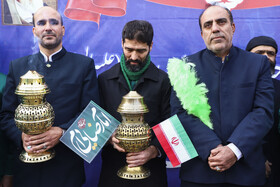 مراسم افتتاح اولین چایخانه امام رضا علیه السلام  شهر کرمان