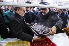 مراسم افتتاح اولین چایخانه امام رضا (ع)  در شهر کرمان