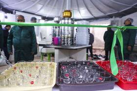 مراسم افتتاح اولین چایخانه امام رضا علیه السلام  شهر کرمان