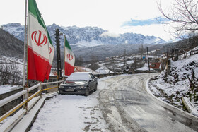 بازگشایی راه‌های مسدود شده از برف در مازندران