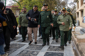 بزرگداشت شهادت قاسم سلیمانی با حضور سردار غلامرضا سلیمانی در شیراز