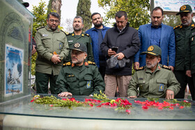 بزرگداشت شهادت قاسم سلیمانی با حضور سردار غلامرضا سلیمانی در شیراز