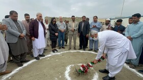 مدرسه سه‌ کلاسه در بخش باهوکلات دشتیاری کلنگ زنی شد