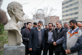 رونمایی از هشت سردیس شهدای دانشجو در پیاده‌راه ضلع شمالی پارک دانشجوی تهران