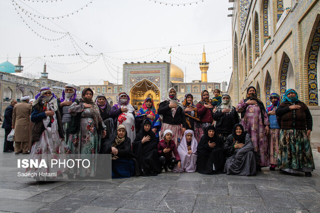 عکس از آرشیو تشرف ۱۷۰۰ عشایر زیارت اولی کشور به حرم مطهر رضوی