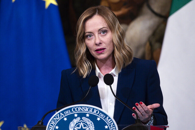 «جورجیا ملونی» نخستوزیر ایتالیا پالتیکو: ایتالیا با ارسال داراییهای توقیفی روسیه به اوکراین مخالف است
