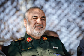 سردار حسین سلامی، فرمانده کل سپاه در برگزاری مرحله نهایی رزمایش پیامبر اعظم ۱۹ نیروی زمینی سپاه