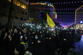 گلباران حرم مطهر رضوی در شب میلاد جوادالائمه (ع)