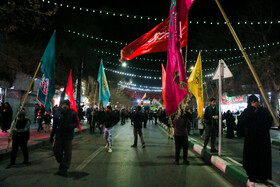 گلباران حرم مطهر رضوی در شب میلاد جوادالائمه (ع)