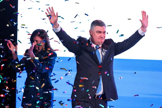 «زوران میلانوویچ» رئیس جمهور کرواسی رئیس جمهور کرواسی بار دیگر در انتخابات ریاست جمهوری پیروز شد