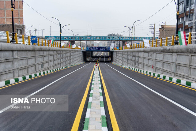 عکس: آرشیو بهرهبرداری از زیرگذر خیابان بهار در ۶ بهمن