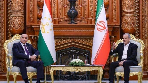 دیدار رئیس مجلس نمایندگان تاجیکستان با پزشکیان دیدار رئیس مجلس نمایندگان تاجیکستان با پزشکیان