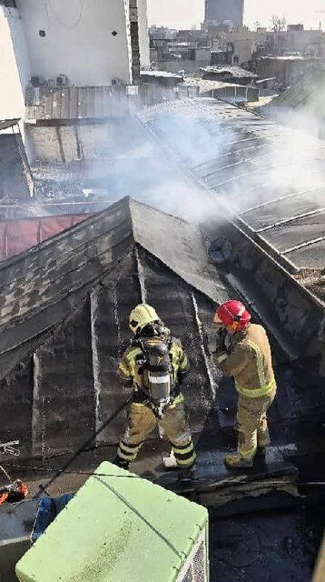 عکس تزیینی است آتش سوزی چند مغازه در بازار تجریش/ حادثه مصدومی نداشت