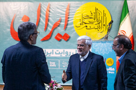 محمدرضا عارف، معاون اول رئیس جمهور در سیامین سالگرد تاسیس روزنامه ایران