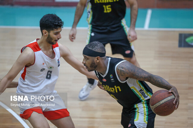 عکس تزئینی است پایان مرحله گروهی لیگ برتر بسکتبال با صدرنشینی کاله