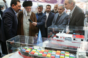 بازدید رهبر انقلاب از نمایشگاه پیشگامان پیشرفت، رویداد ملی توانمندیها و دستاوردهای بخش خصوصی