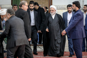 غلامحسین محسنی اژهای، رئیس قوه قضاییه در مراسم بزرگداشت شهیدان رازینی و مقیسه