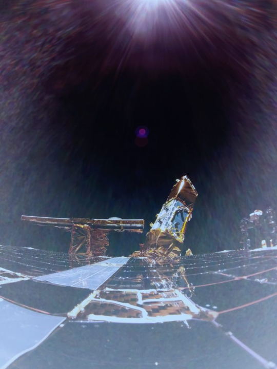 ویدئوی خیره کننده خورشید گرفتگی از منظر فضا