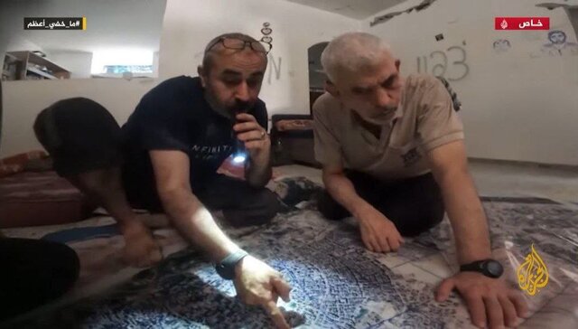 گردانهای القسام تصاویر منحصر به فردی از «محمد الضیف» و «یحیی السنوار» منتشر کرد