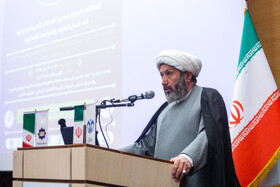 سخنرانی حجتالاسلام مهدی ایمانیپور، رئیس سازمان فرهنگ و ارتباطات اسلامی در اجلاسیه بین المللی مدیران مراکز مطالعات اسلامی جهان در دانشگاه قم