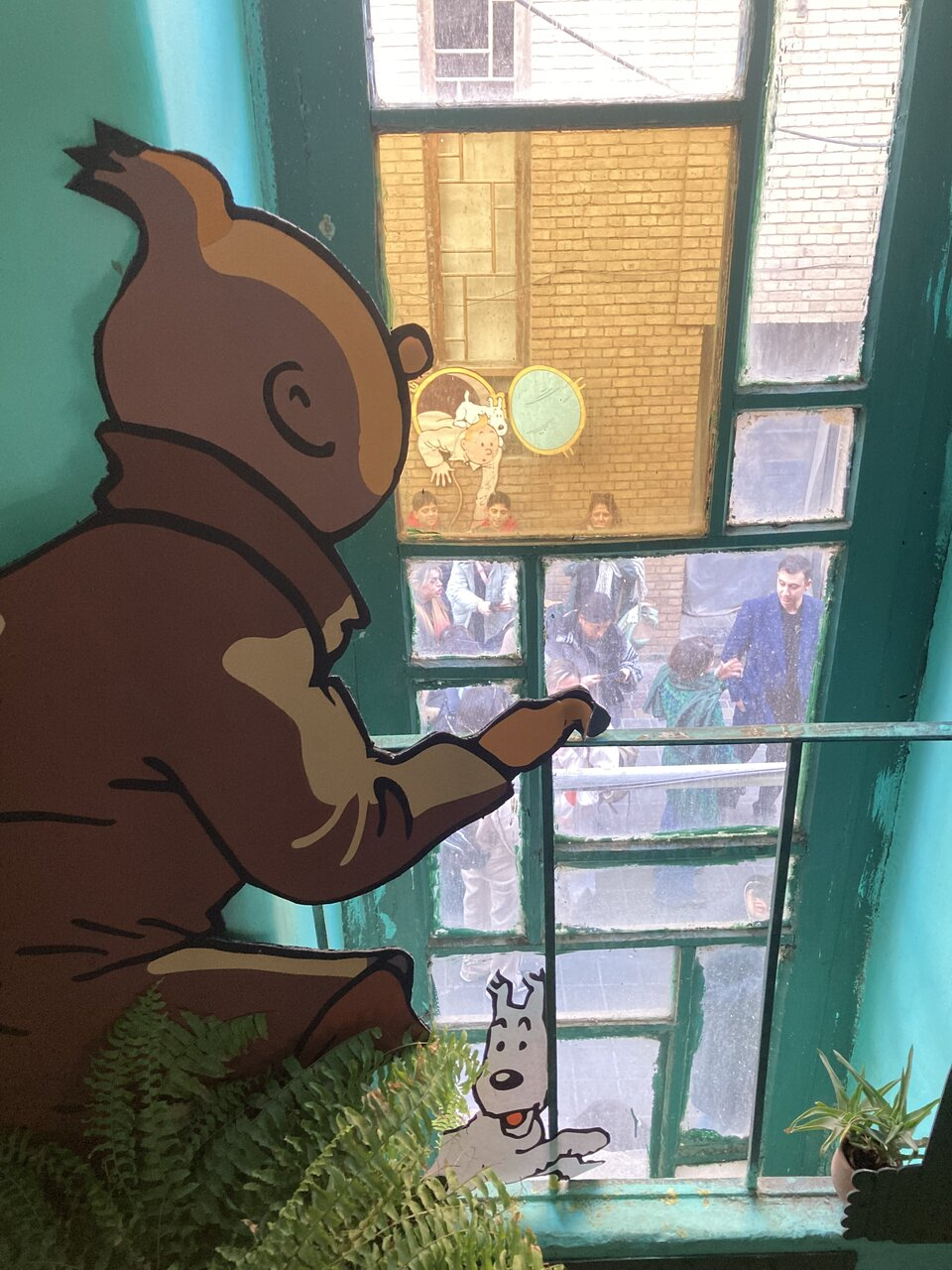 تنتن در کوچه لولاگر