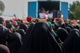 بازگشت پیکر مطهر ۴۱ شهید دفاع مقدس از مرز شلمچه