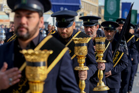 دسته عزاداری خادمین حضرت فاطمه معصومه(س) در سوگ شهادت امام موسی کاظم (ع) در قم