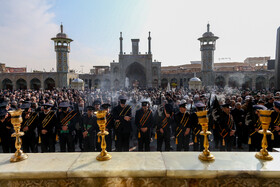 دسته عزاداری خادمین حضرت فاطمه معصومه(س) در سوگ شهادت امام موسی کاظم (ع) در قم