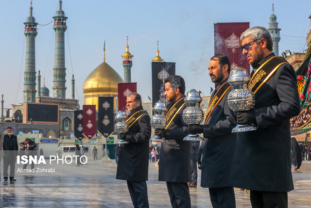 عکس تزئینی است آیینهای عزاداری شهادت امام کاظم(ع) در بیوت مراجع تقلید قم برگزار شد