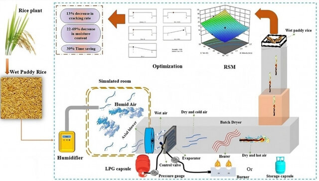 ساخت دستگاه پیشرفته خشککن محصولات کشاورزی
