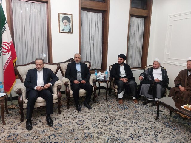 دیدار عراقچی با شورای علمای شیعه افغانستان دیدار عراقچی با شورای علمای شیعه افغانستان