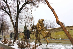 دوشنبه برفی شهر همدان