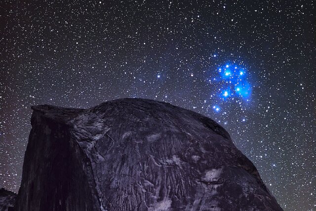 قران ماه و خوشه پروین