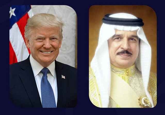 گفتگوی تلفنی پادشاه بحرین با ترامپ گفتگوی تلفنی پادشاه بحرین با ترامپ