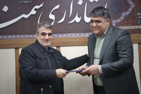 سرپرست معاونت هماهنگی امور عمرانی استانداری سمنان معارفه شد