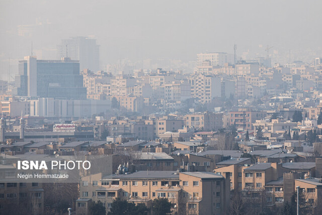 هوای تهران در وضعیت بنفش
