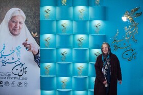 مرضیه برومند، مشاور کارگردان در فتوکال فیلم رها در روز سوم جشنواره فیلم فجر