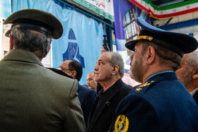 مسعود پزشکیان، رئیس جمهور در بازدید از توانمندیهای دفاعی و فضایی وزارت دفاع