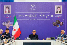 مسعود پزشکیان، رئیس جمهور در اولین جلسه شورای عالی فضایی در دولت چهاردهم