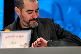 شهاب حسینی، بازیگر در نشست خبری فیلم رها - روز سوم جشنواره فیلم فجر