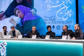 نشست خبری فیلم رها در روز سوم جشنواره فیلم فجر
