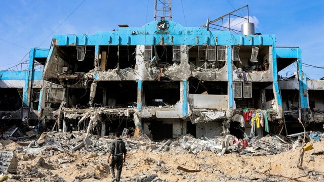 کلینیک سابق آنروا، اردوگاه جبالیا آنروا هجمه «اطلاعات نادرست» رژیم صهیونیستی را محکوم کرد