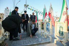 تجدید میثاق جهادگران جهاددانشگاهی واحد اصفهان با شهدا