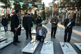 تجدید میثاق جهادگران جهاددانشگاهی واحد اصفهان با شهدا