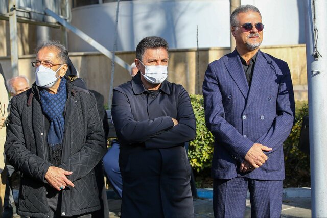 تشییع پیکر مرحوم مهدی حاجمحمد/ ستاره اولین جام آسیایی تاج به خاک سپرده شد