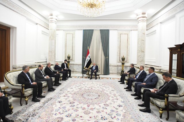 دیدار ظریف و رئیس جمهور عراق در بغداد دیدار ظریف و رئیس جمهور عراق در بغداد