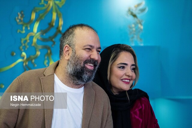 علی اوجی و نرگس محمدی در فتوکال فیلم «شوهر ستاره» در جشنواره فیلم فجر علی اوجی: سریال «ستایش» را ندیدهام!