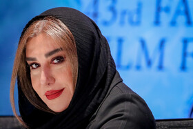 نسیم ادبی در نشست خبری فیلم «شاه نقش» در روز نهم چهلوسومین جشنواره فیلم فجر